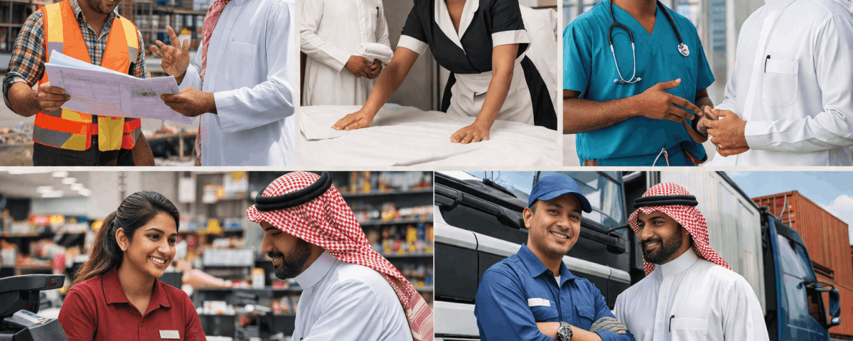 Top Sectors Hiring the Most Foreign Workers in Saudi Arabia in 2026